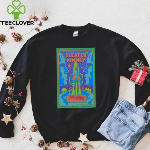 Official Sleater Kinney North American Tour 2024 Poster Shirt