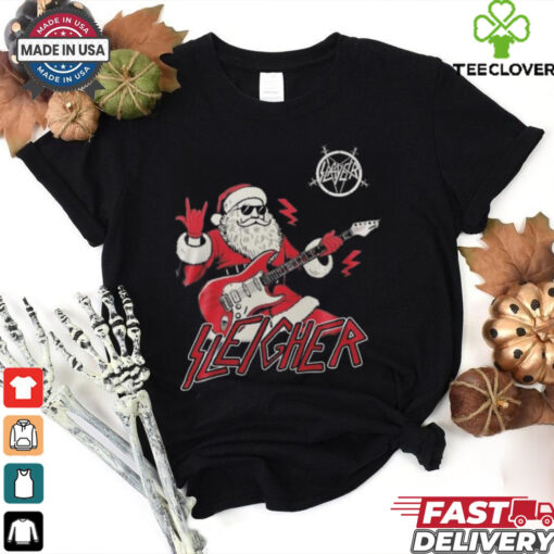 Official Sleigher Powered By Metal Music 2024 Christmas Shirt