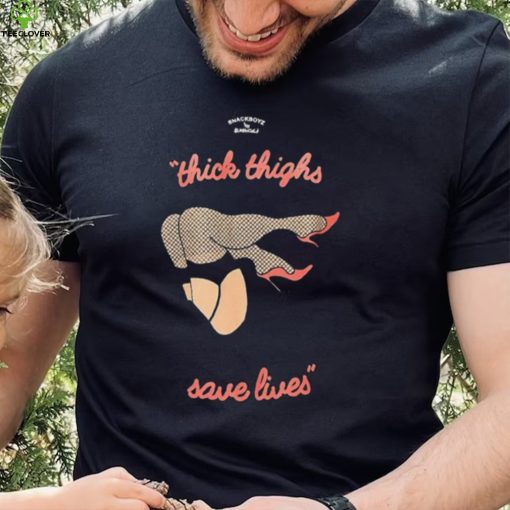Official Slushcult X Snackboyz Thick Thighs Black Shirt