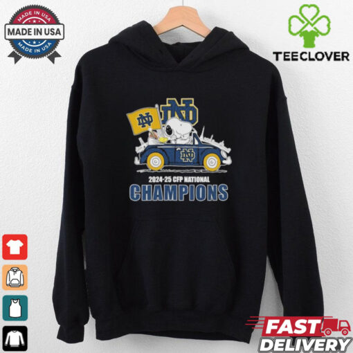 Official Snoopy And Woodstock Driving Car 2024 2025 CFP National Champions T shirts