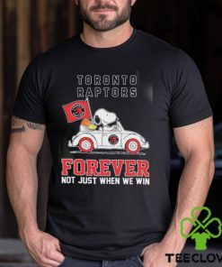 Official Snoopy And Woodstock Driving Car Toronto Raptors Forever Not Just When We Win Shirt