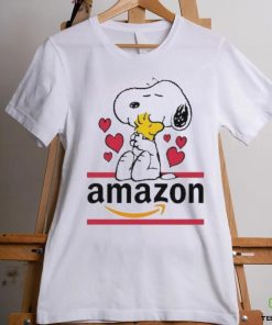 Official Snoopy And Woodstock Loves Amazon Logo Shirt