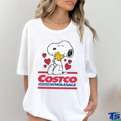 Official Snoopy And Woodstock Loves Costco Wholesale Logo Shirt