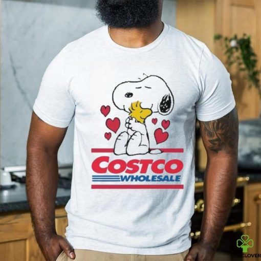 Official Snoopy And Woodstock Loves Costco Wholesale Logo Shirt