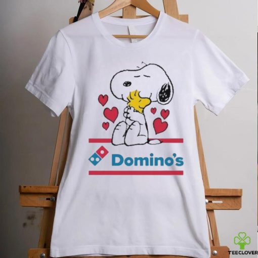 Official Snoopy And Woodstock Loves Domino’s Logo Shirt