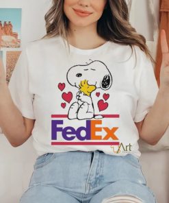 Official Snoopy And Woodstock Loves FEDEX Logo Shirt