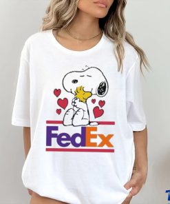 Official Snoopy And Woodstock Loves FEDEX Logo Shirt