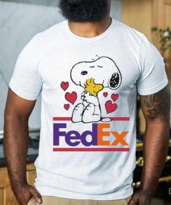 Official Snoopy And Woodstock Loves FEDEX Logo Shirt