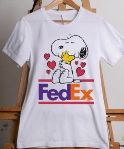 Official Snoopy And Woodstock Loves FEDEX Logo Shirt