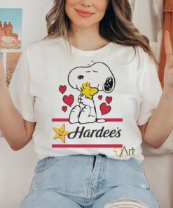 Official Snoopy And Woodstock Loves Hardee’s Logo Shirt