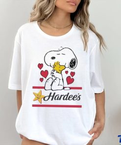 Official Snoopy And Woodstock Loves Hardee’s Logo Shirt