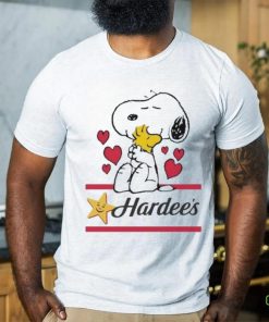 Official Snoopy And Woodstock Loves Hardee’s Logo Shirt