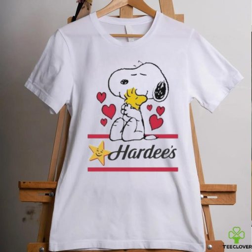 Official Snoopy And Woodstock Loves Hardee’s Logo Shirt