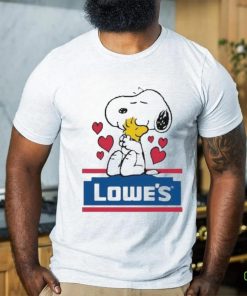 Official Snoopy And Woodstock Loves Lowe’s Logo Shirt