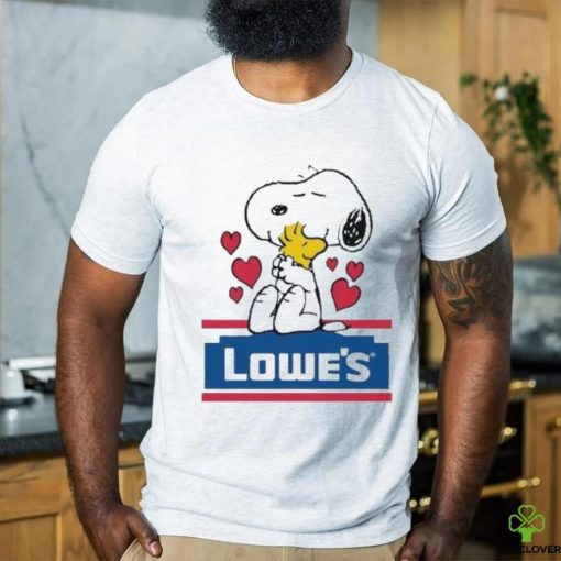 Official Snoopy And Woodstock Loves Lowe’s Logo Shirt