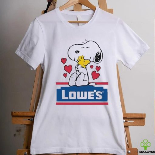 Official Snoopy And Woodstock Loves Lowe’s Logo Shirt