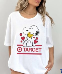 Official Snoopy And Woodstock Loves Target Logo Shirt