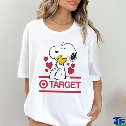 Official Snoopy And Woodstock Loves Target Logo Shirt