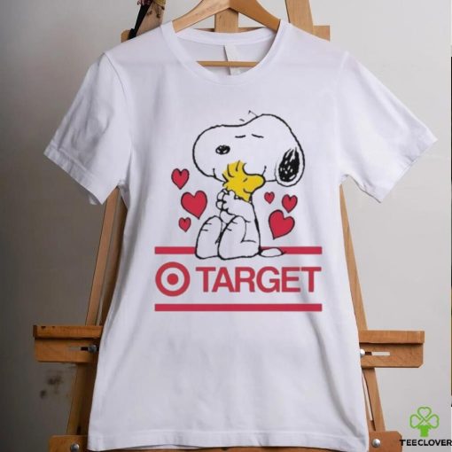 Official Snoopy And Woodstock Loves Target Logo Shirt