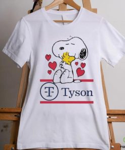 Official Snoopy And Woodstock Loves Tyson Logo Shirt