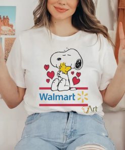 Official Snoopy And Woodstock Loves Walmart Logo Shirt