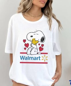 Official Snoopy And Woodstock Loves Walmart Logo Shirt