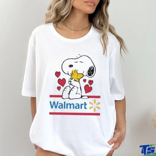 Official Snoopy And Woodstock Loves Walmart Logo Shirt