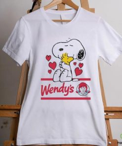 Official Snoopy And Woodstock Loves Wendy’s Logo Shirt