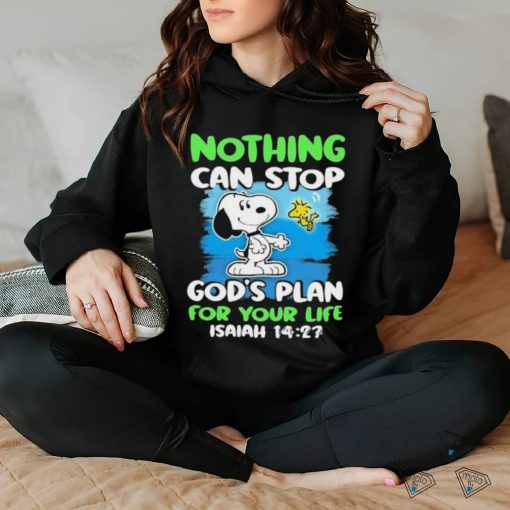 Official Snoopy And Woodstock Nothing Can Stop God’s Plan For Your Life shirt