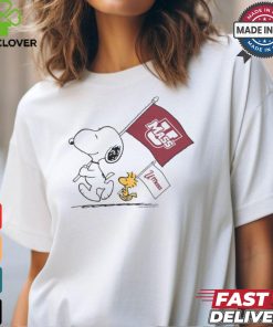 Official Snoopy And Woodstock Peanuts x UMass Flags t hoodie, sweater, longsleeve, shirt v-neck, t-shirt