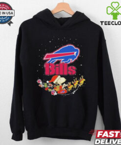Official Snoopy And Woodstock Sleigh Buffalo Bills Merry Christmas shirt