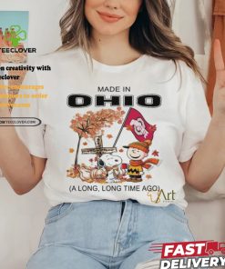 Official Snoopy Charlie Brown Made In Ohio A Long Long Time Ago T Shirt