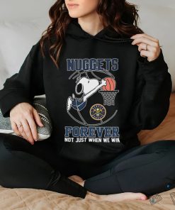 Official Snoopy Denver Nuggets Dunk Forever Not Just When We Win Shirt