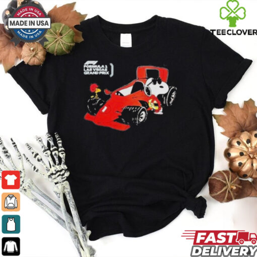 Official Snoopy F1 Formula Las Vegas Shirt