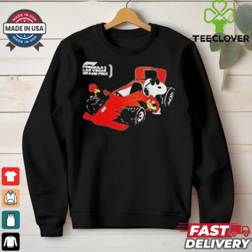 Official Snoopy F1 Formula Las Vegas Shirt