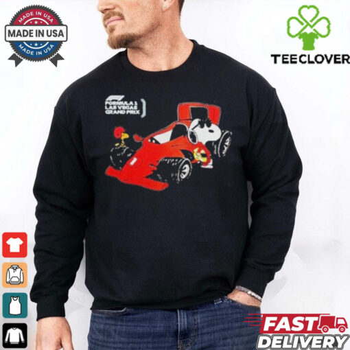 Official Snoopy F1 Formula Las Vegas Shirt
