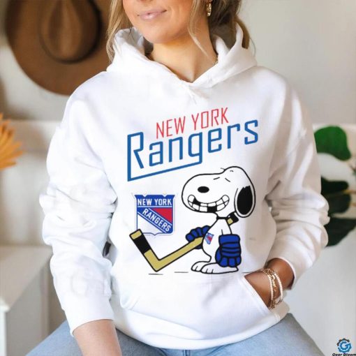 Official Snoopy Fan New York Rangers Hockey T Shirts