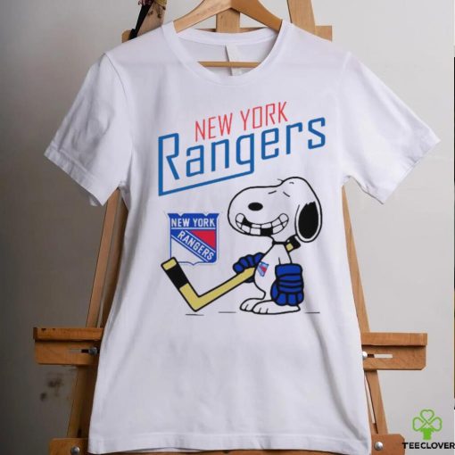 Official Snoopy Fan New York Rangers Hockey T Shirts