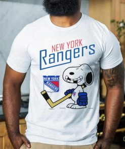 Official Snoopy Fan New York Rangers Hockey T Shirts