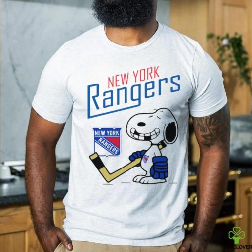 Official Snoopy Fan New York Rangers Hockey T Shirts