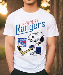 Official Snoopy Fan New York Rangers Hockey T Shirts