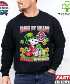 Official Snoopy Irish By Heart Ohio State Buckeyes By Passion T Shirt
