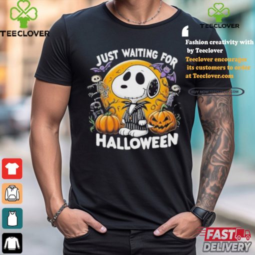 Official Snoopy Just Waiting For Halloween Shirt