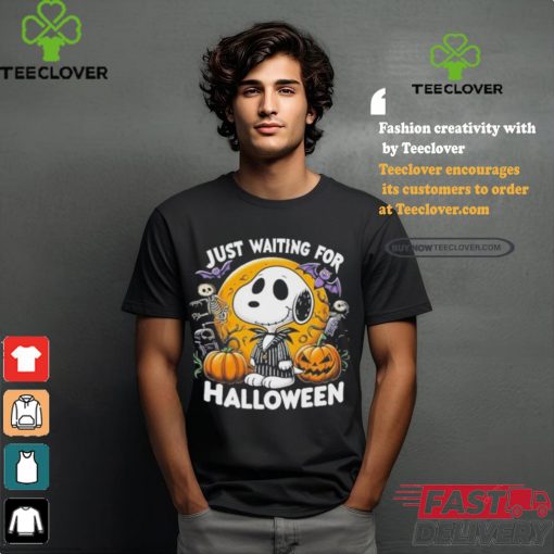 Official Snoopy Just Waiting For Halloween Shirt