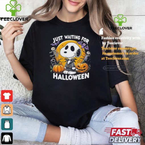 Official Snoopy Just Waiting For Halloween Shirt