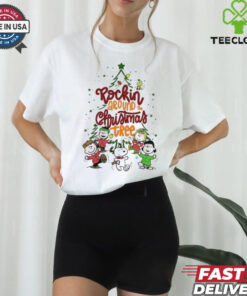 Official Snoopy Merry Christmas 2024 Rockin Around The Christmas Tree Sweatshirt
