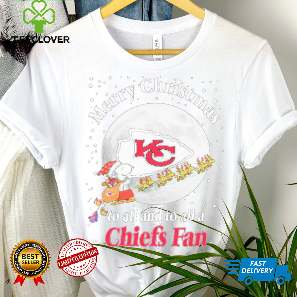 Official Snoopy Merry Christmas To All And To All A Kansas City Chiefs Fan Christmas Shirt Official Snoopy Merry Christmas To All And To All A Kansas City Chiefs Fan Christmas Shirt