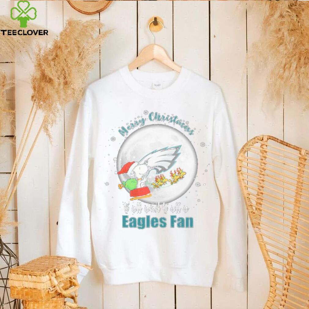 Official Snoopy Merry Christmas To All And To All A Philadelphia Eagles Fan Christmas Shirt Official Snoopy Merry Christmas To All And To All A Philadelphia Eagles Fan Christmas Shirt