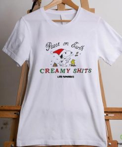 Official Snoopy Peace On Earth Creamy Shits T Shirt 2 Official Snoopy Peace On Earth Creamy Shits T Shirt
