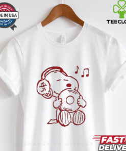 Official Snoopy Peanuts Music Lover Shirt